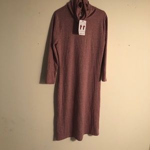 COPY - Light Pink Cowl neck Dress